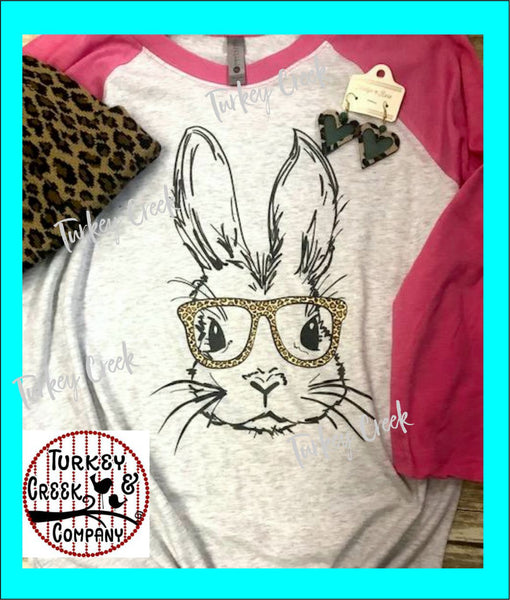 Bunny with Leopard Glasses