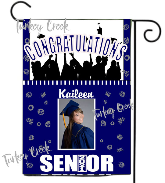 Flag Personalized Senior  Shiplap